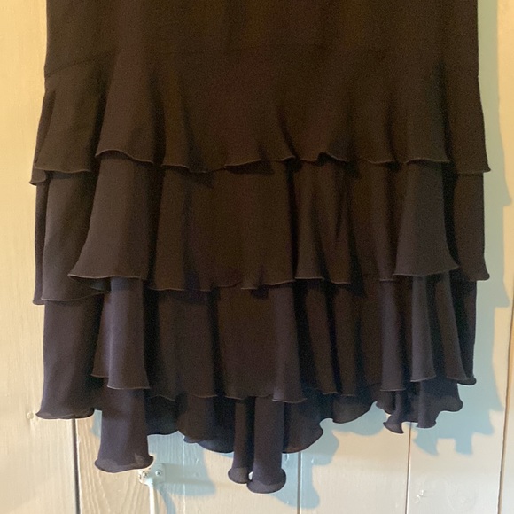 Designer ESCADA Chiffon Midi Ruffles Skirt - Picture 2 of 4